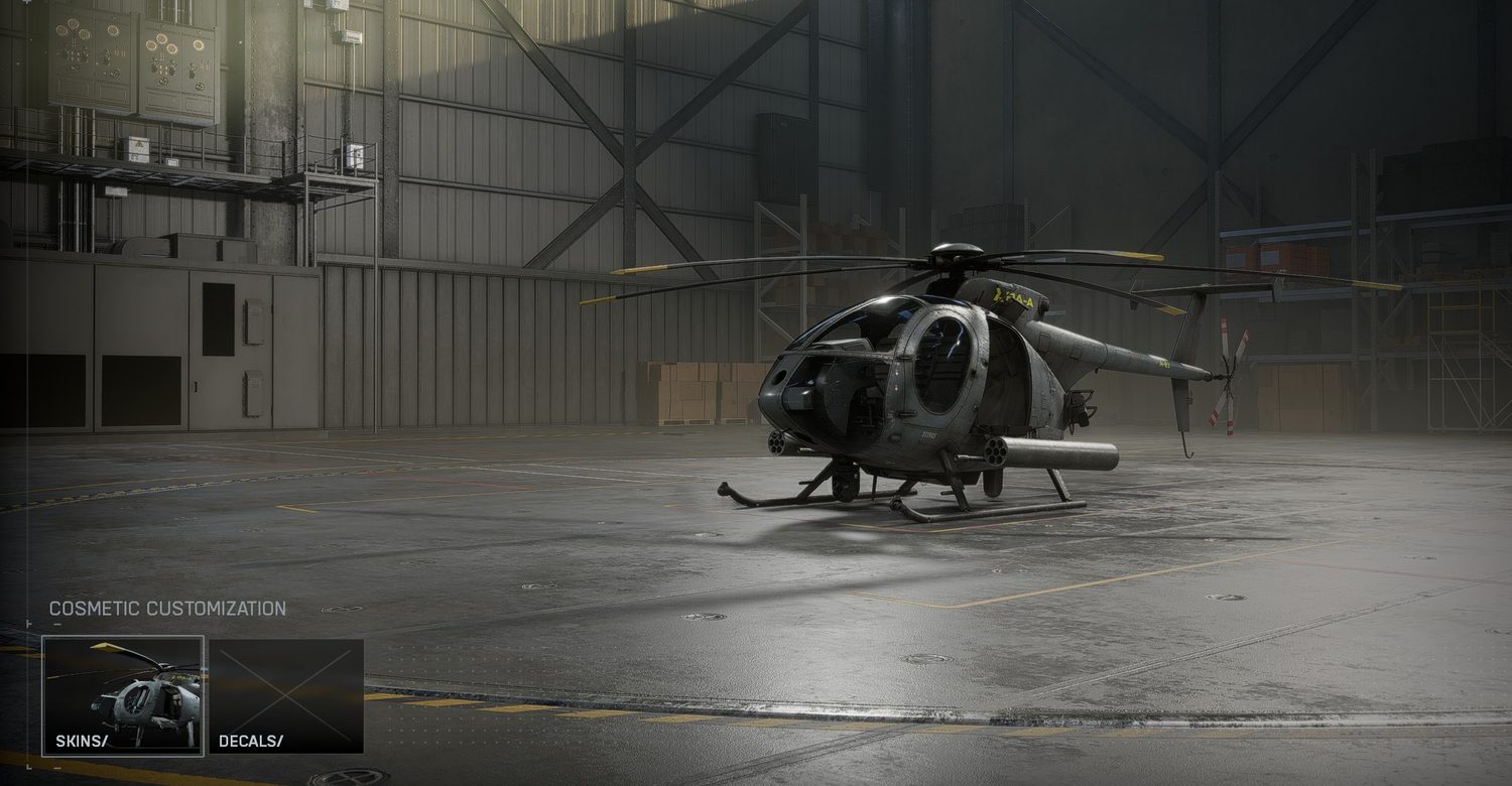 The MD530 Cayuse in Battlefield 6, Pax Armata variant